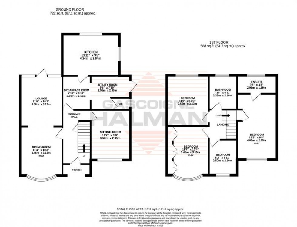 Floorplan for Elton Road, Sale