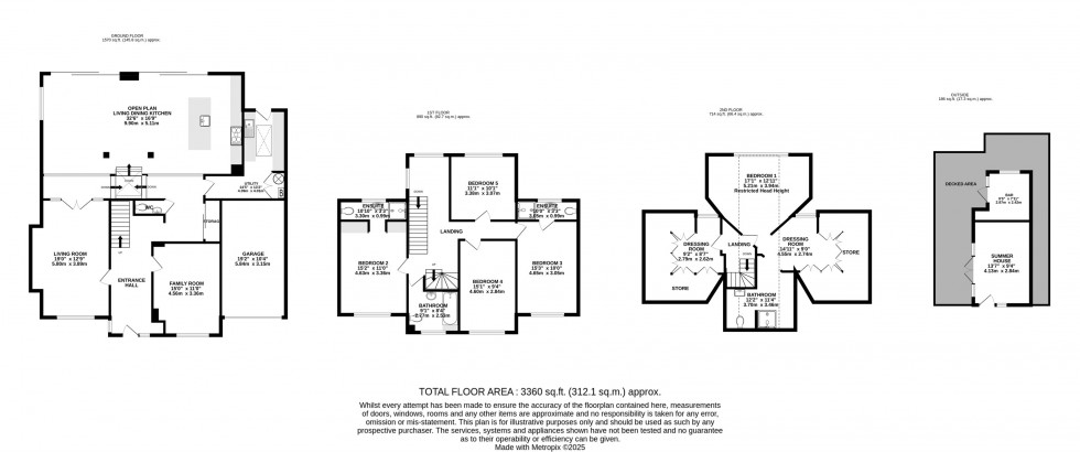 Floorplan for Vale Road, Wilmslow