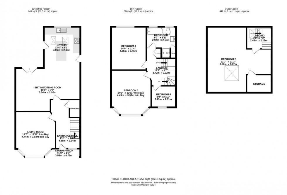 Floorplan for Brixton Avenue, West Didsbury