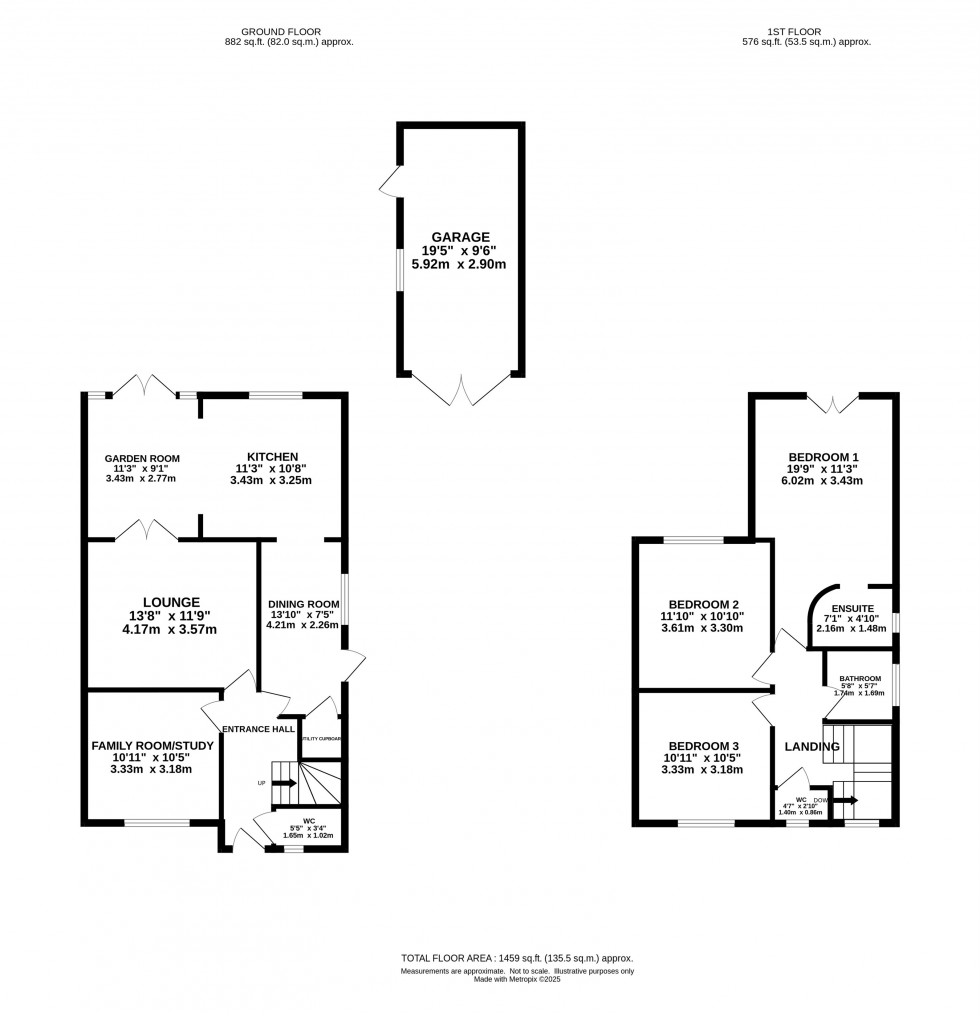 Floorplan for Crescent Road, Alderley Edge