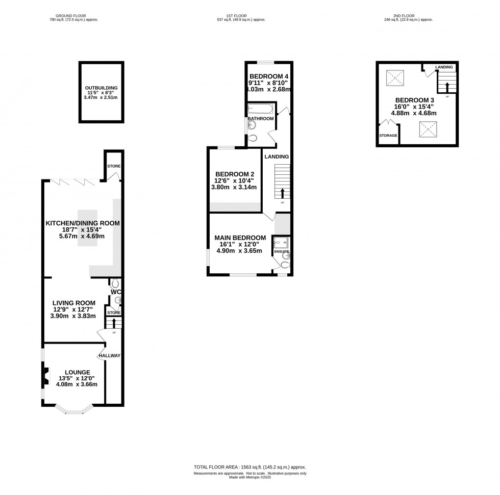 Floorplan for Macclesfield Road, Prestbury, Macclesfield