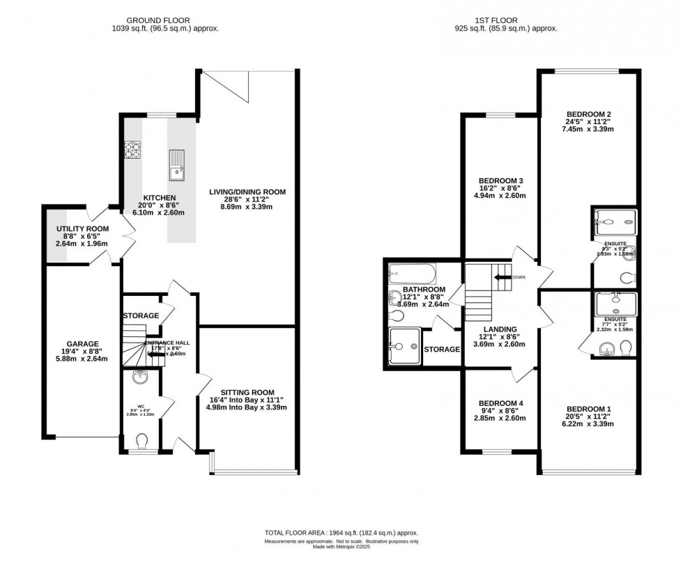 Floorplan for Bloomesbury Avenue, Didsbury