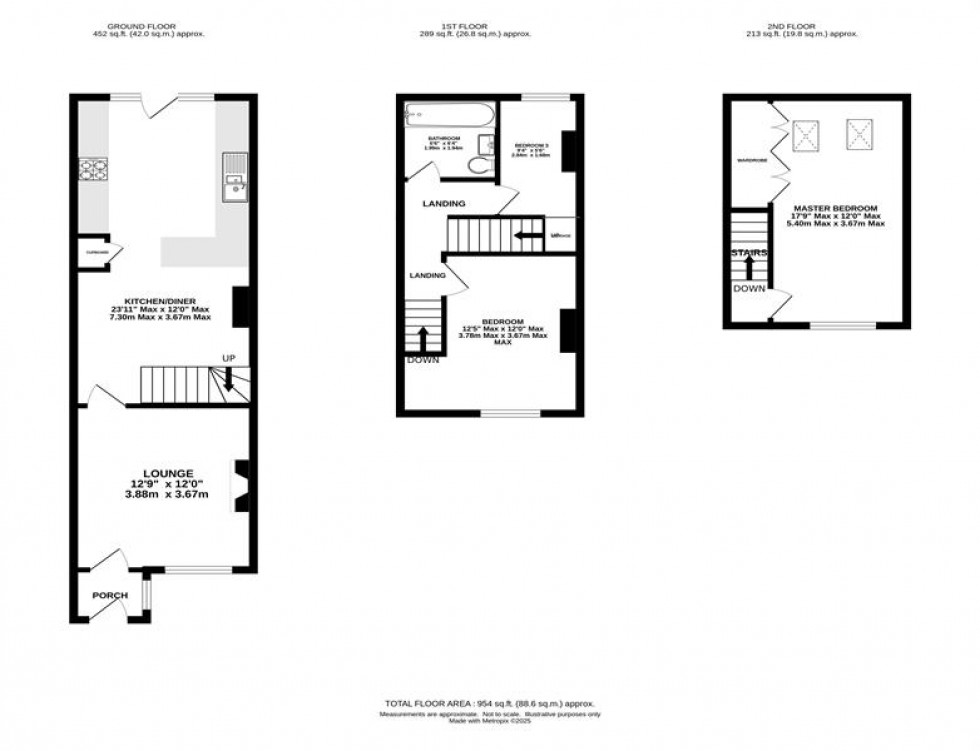 Floorplan for Grundy Street, Heaton Mersey