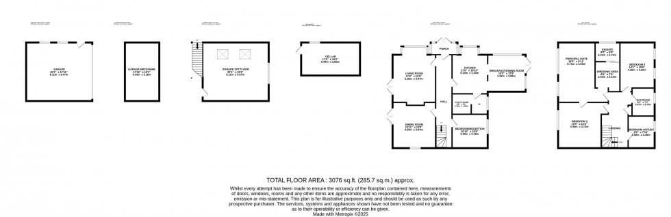 Floorplan for Benches Lane, Marple Bridge