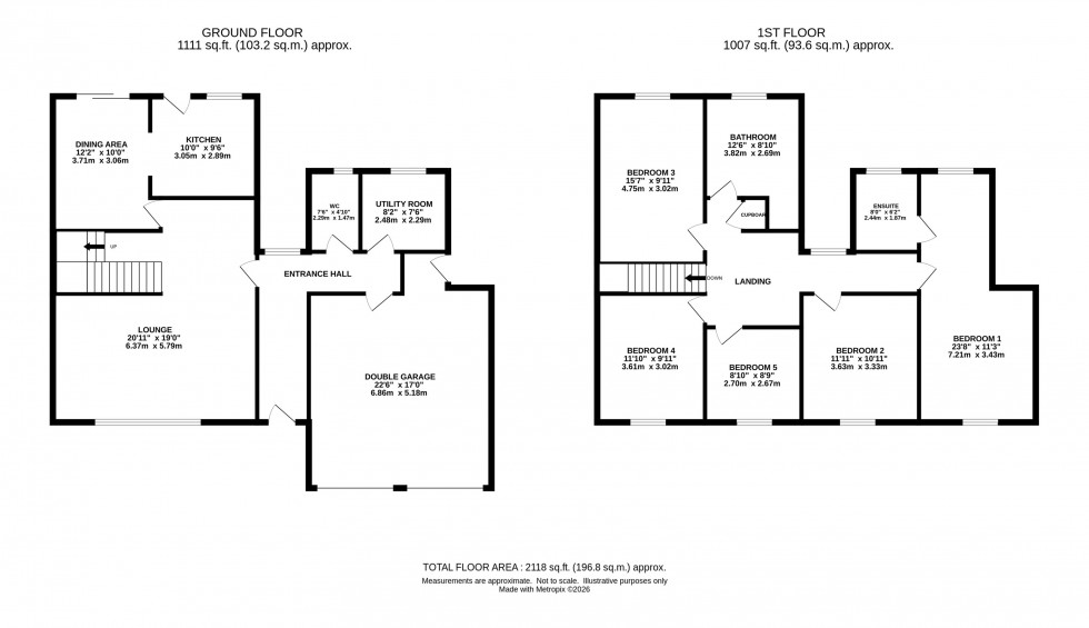 Floorplan for Wilton Crescent, Alderley Edge