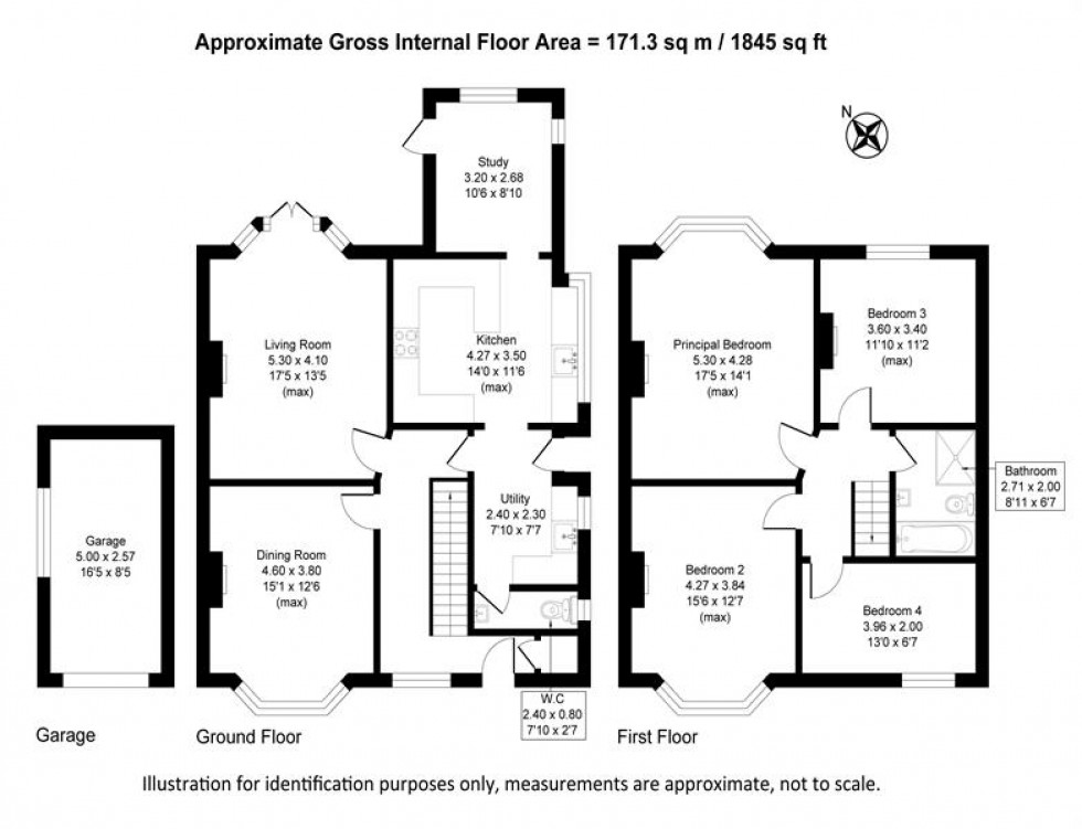 Floorplan for Prestbury Road, Macclesfield