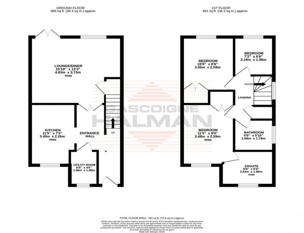 Floorplan for Kerscott Road, Manchester