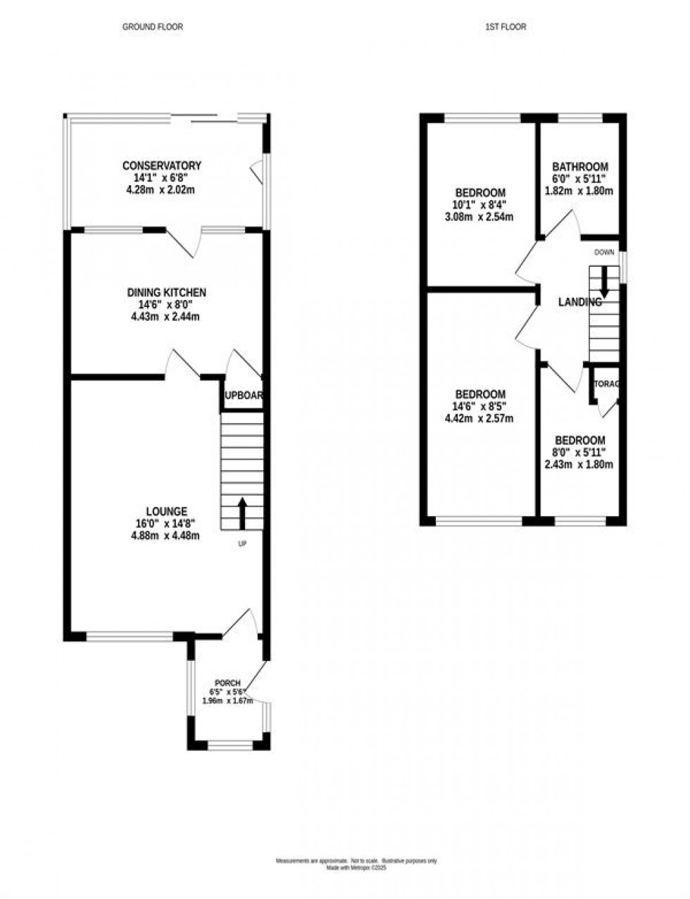 Floorplan for Tytherington Drive, Macclesfield