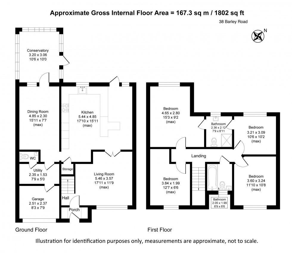 Floorplan for Barley Road, Warrington