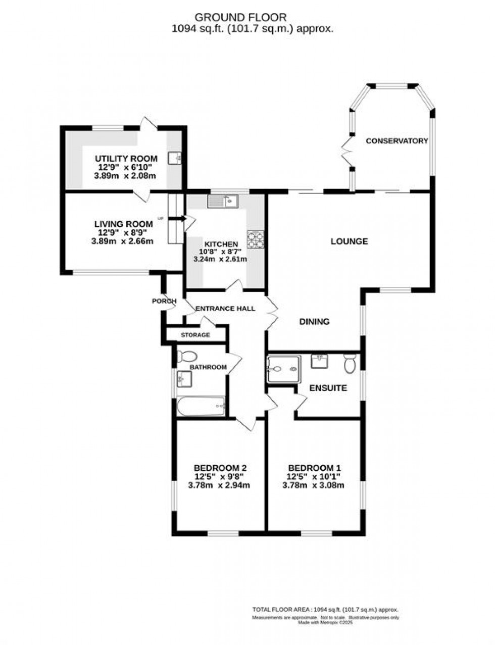 Floorplan for Meadow Drive, Prestbury, Macclesfield