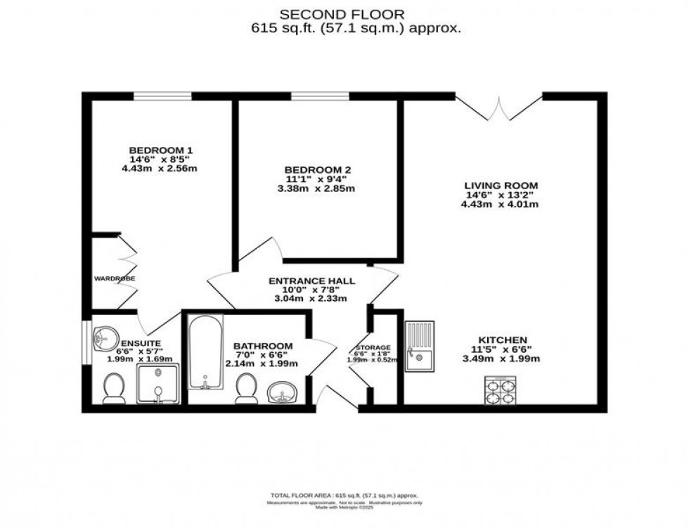 Floorplan for Houseman Crescent, West Didsbury