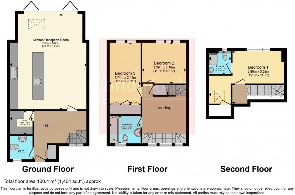 Floorplan for Elm Crescent, Alderley Edge