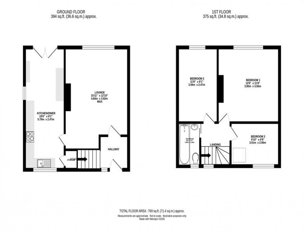 Floorplan for Avon Road, Burnage