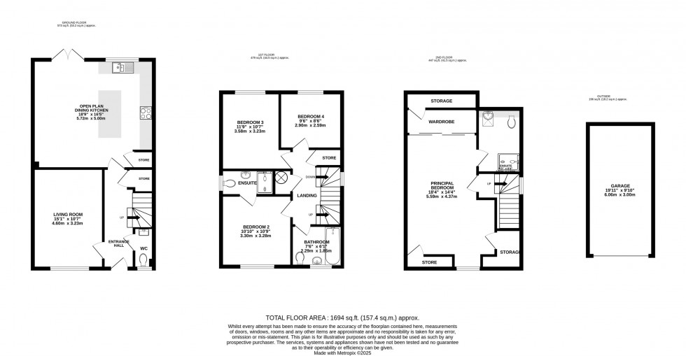 Floorplan for St. Georges Way, Handforth, Wilmslow