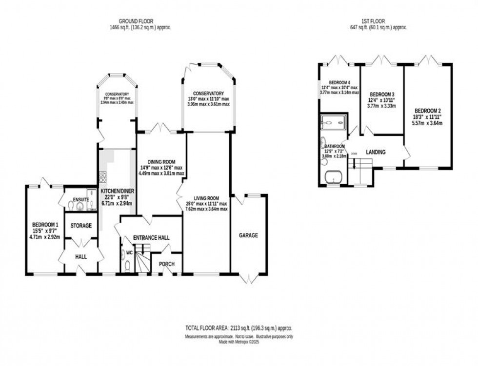 Floorplan for Legh Road, Adlington, Macclesfield