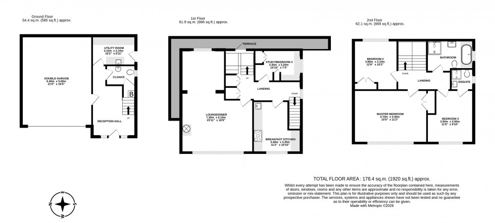 Floorplan for Kelsall, Tarporley