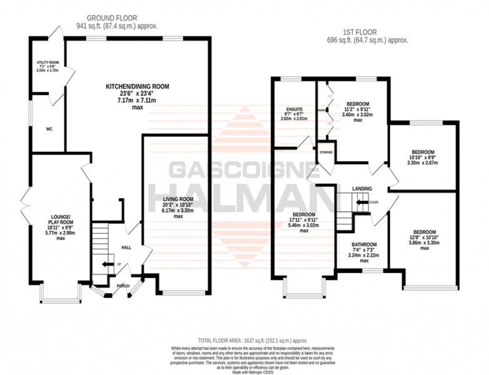 Floorplan for Shrewsbury Road, Sale