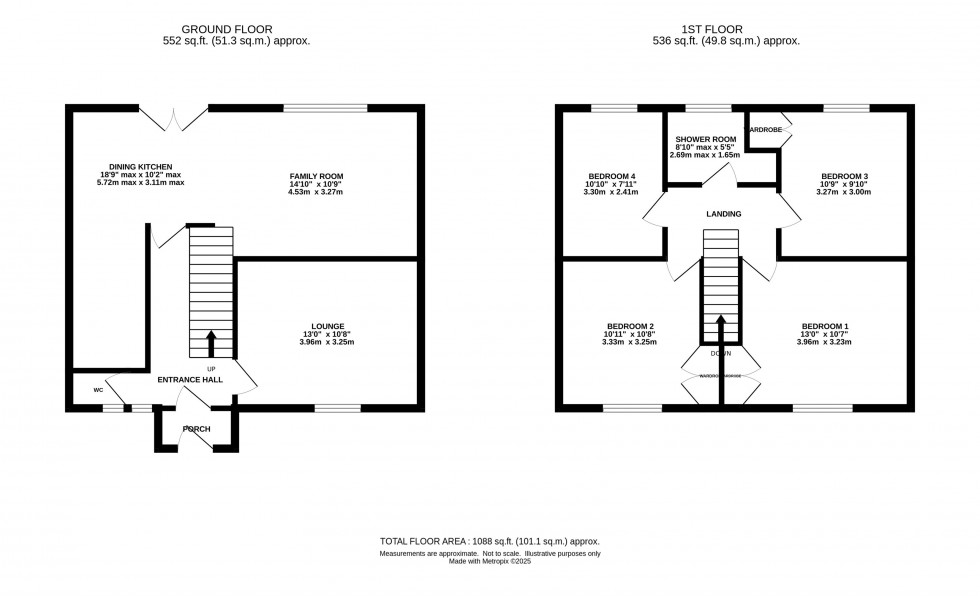 Floorplan for Festival Drive, Over Alderley
