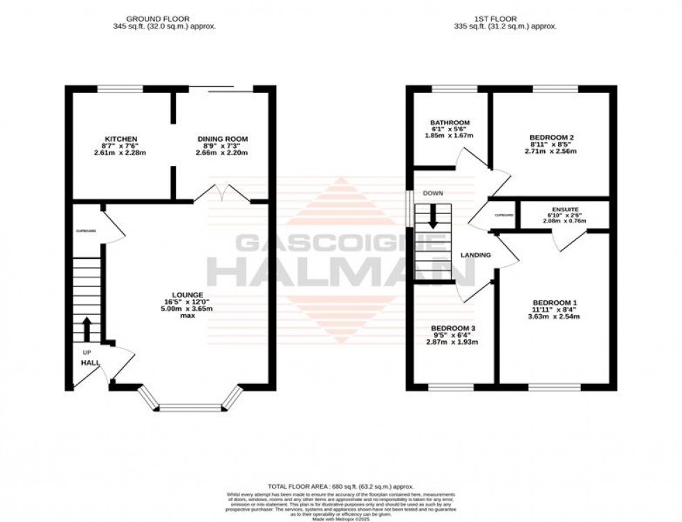 Floorplan for Kerscott Road, Manchester