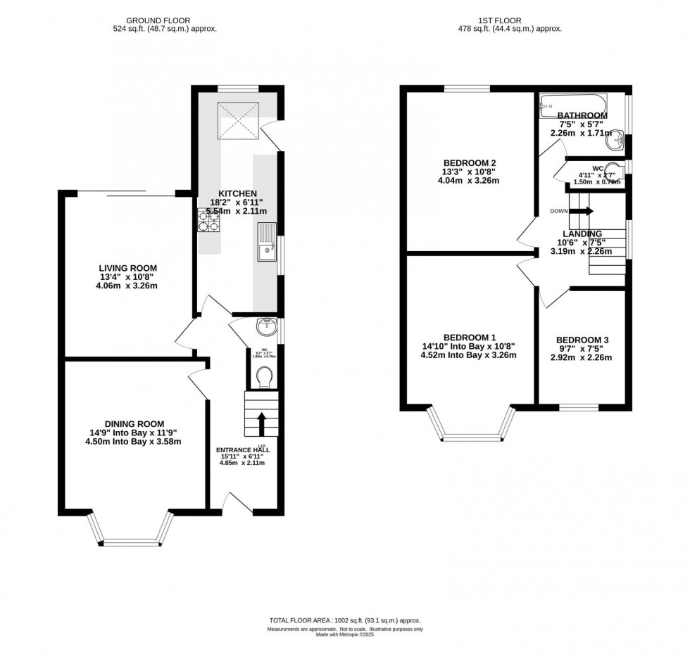 Floorplan for Morningside Drive, East Didsbury