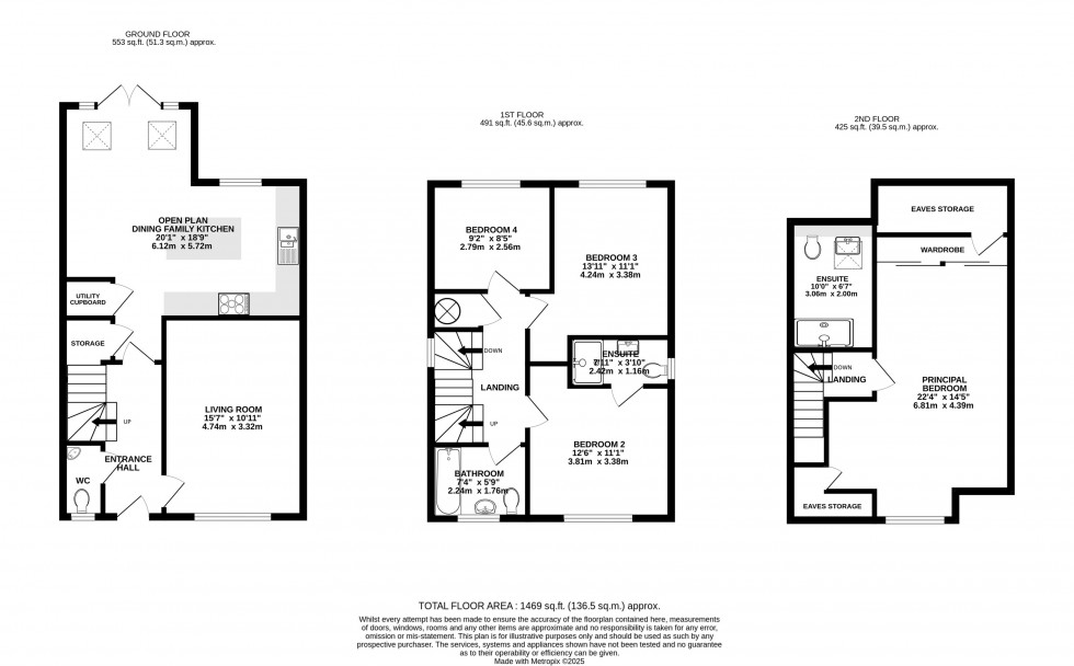 Floorplan for St. Georges Way, Handforth, Wilmslow