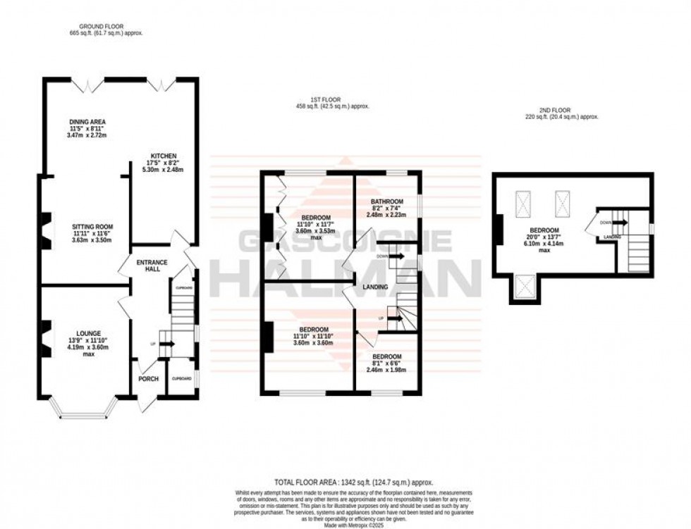 Floorplan for Cranleigh Drive, Brooklands, Sale