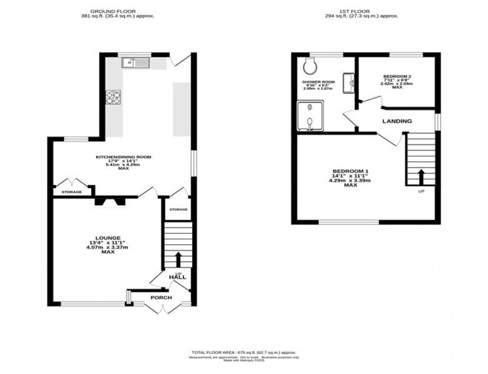 Floorplan for Jersey Road, Reddish