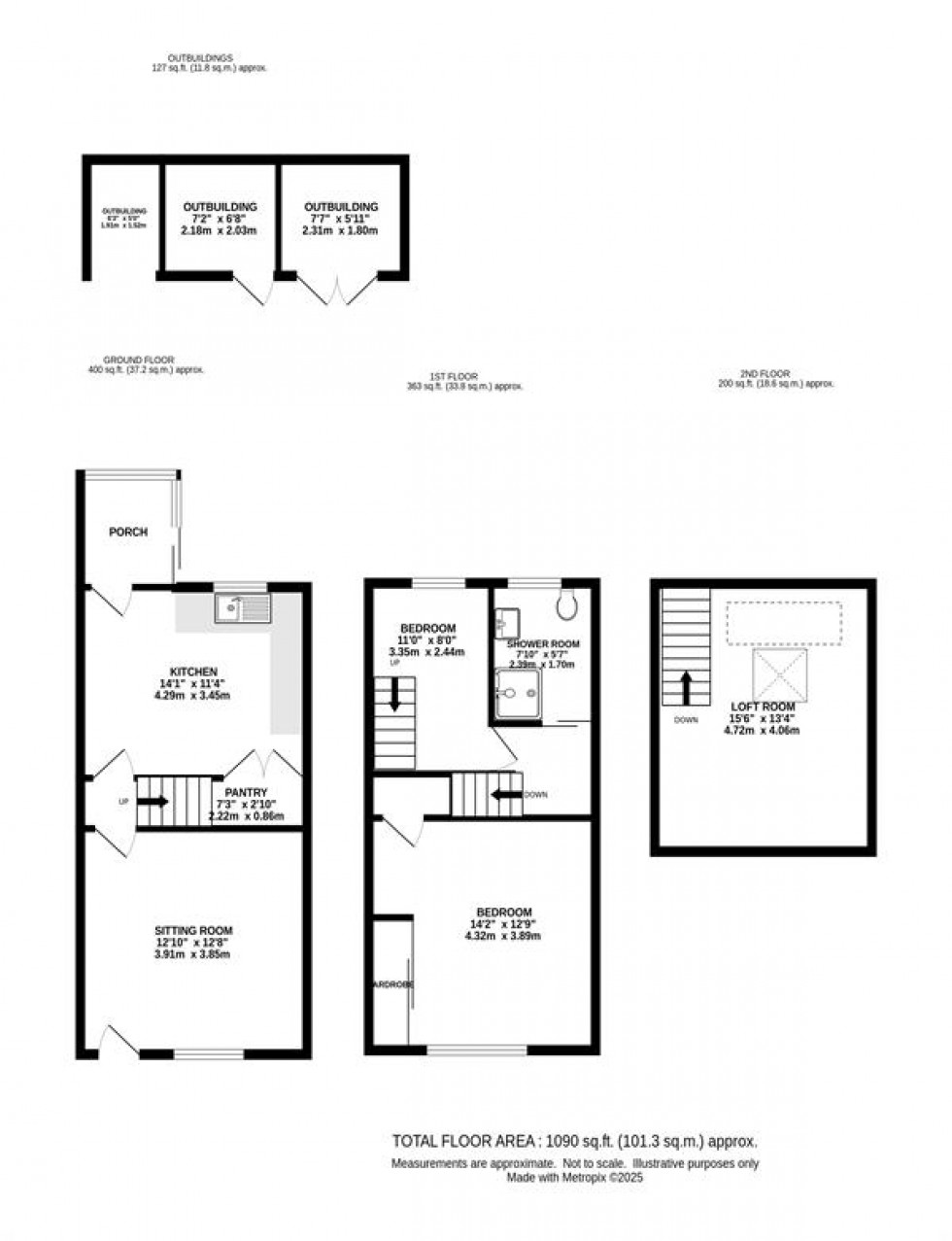 Floorplan for Macclesfield Road, Whaley Bridge, High Peak
