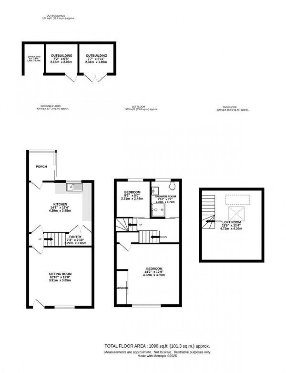 Floorplan for Macclesfield Road, Whaley Bridge, High Peak