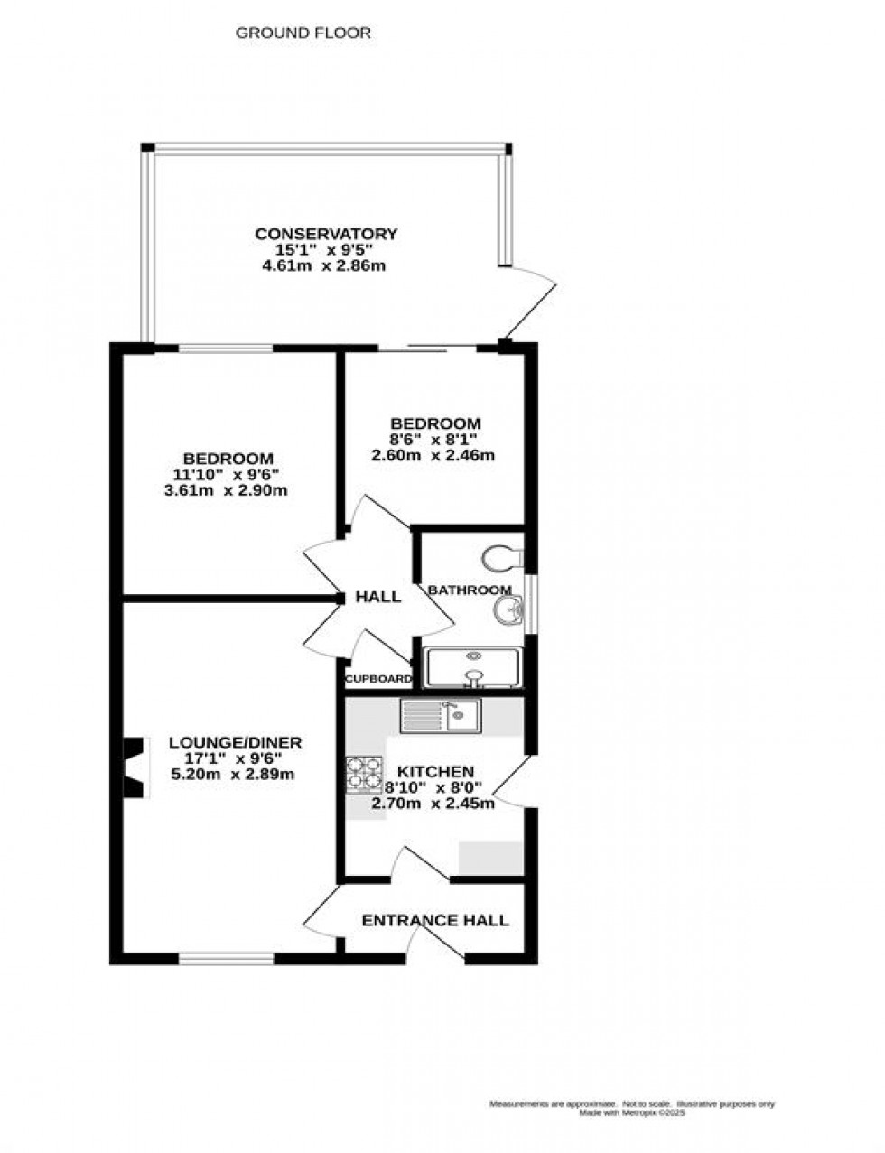 Floorplan for Longmeade Drive, Chapel-En-Le-Frith, High Peak