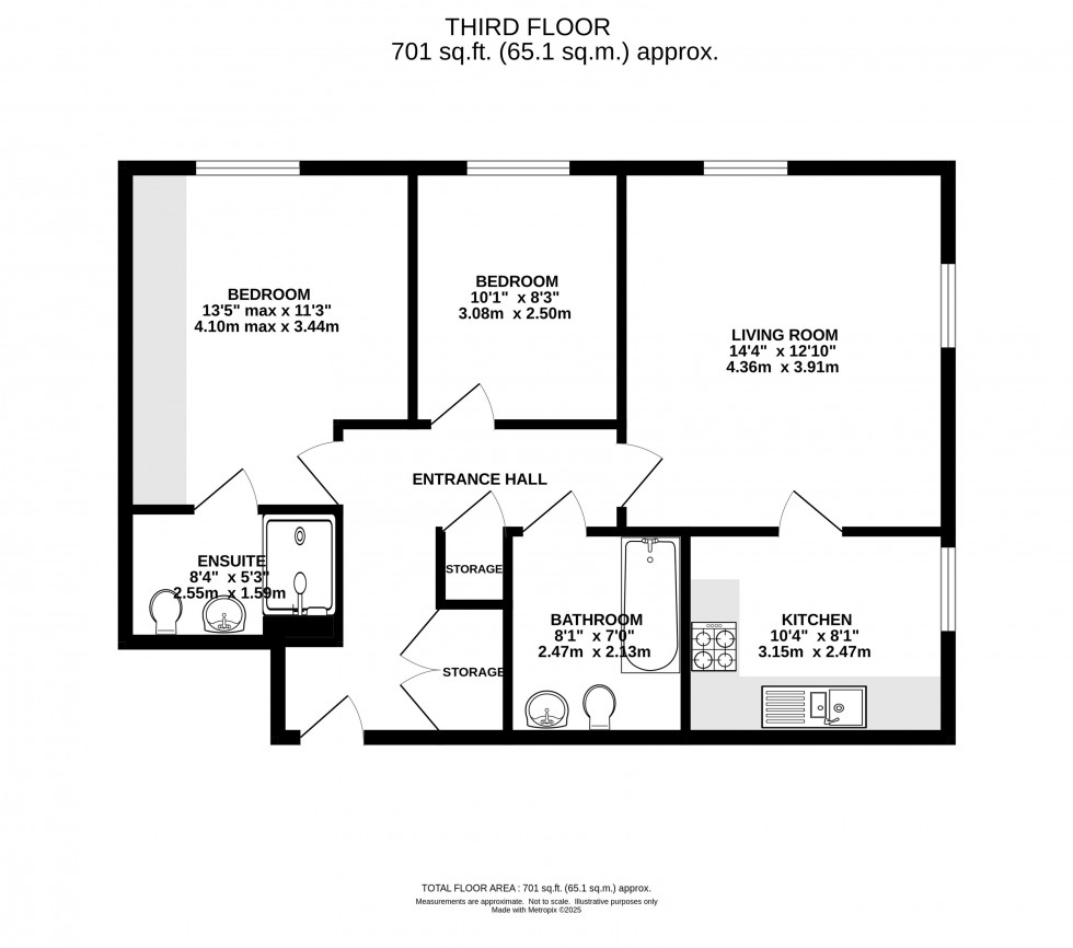 Floorplan for Redgrave House, Denmark Street, Altrincham