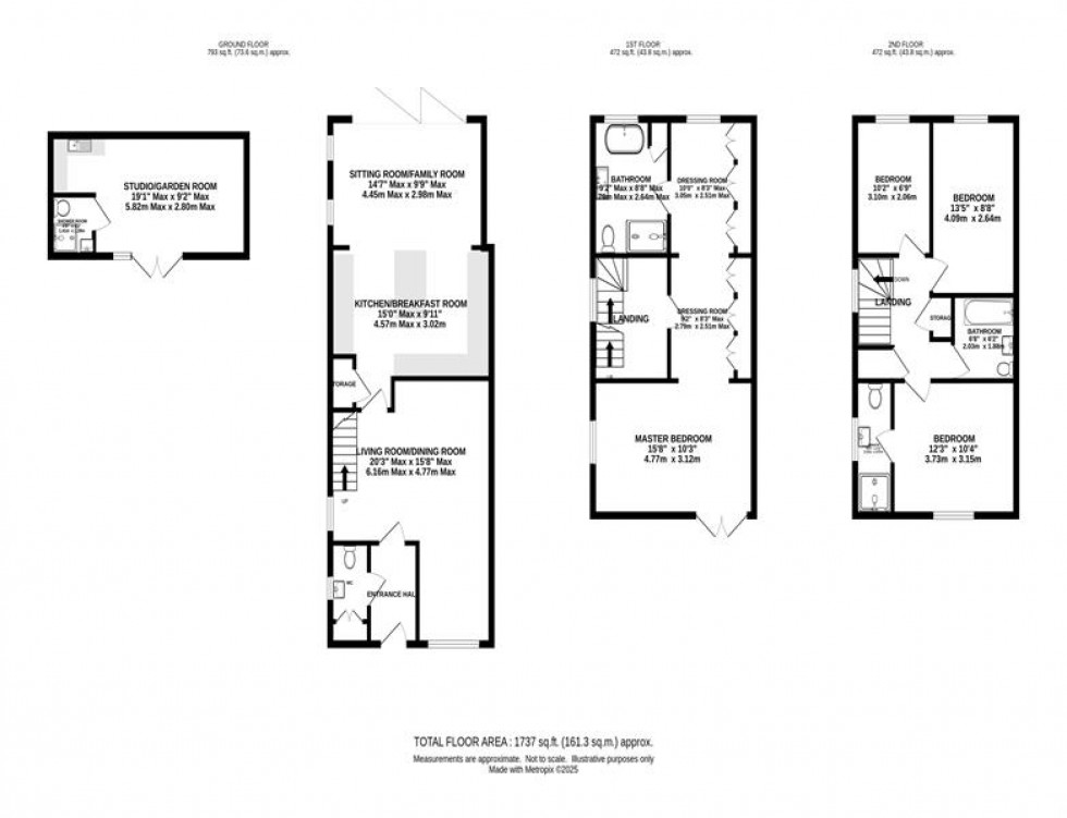 Floorplan for Lawnhurst Avenue, Wythenshawe, Manchester