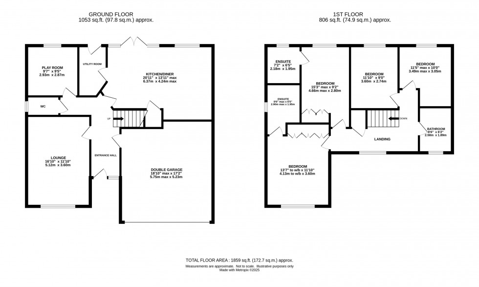 Floorplan for Crooked Acre Lane, Daresbury, Warrington