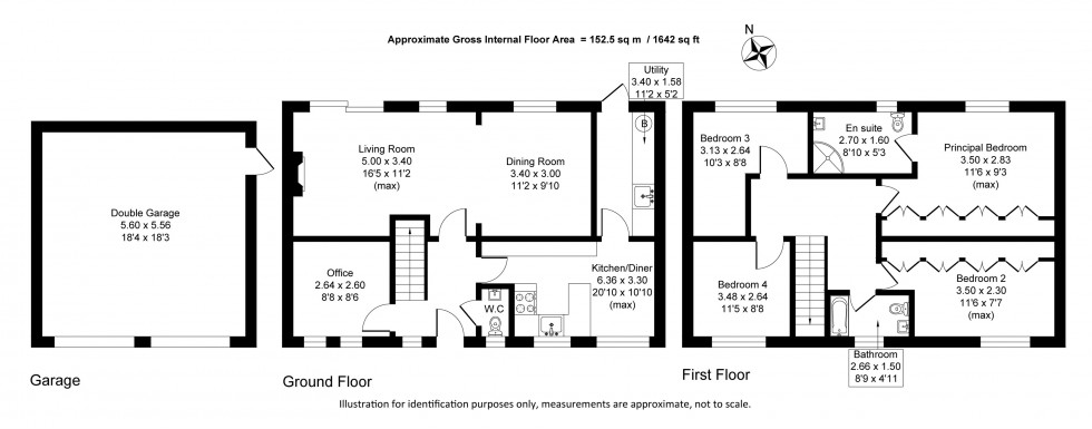Floorplan for Ulviet Gate, High Legh, Knutsford