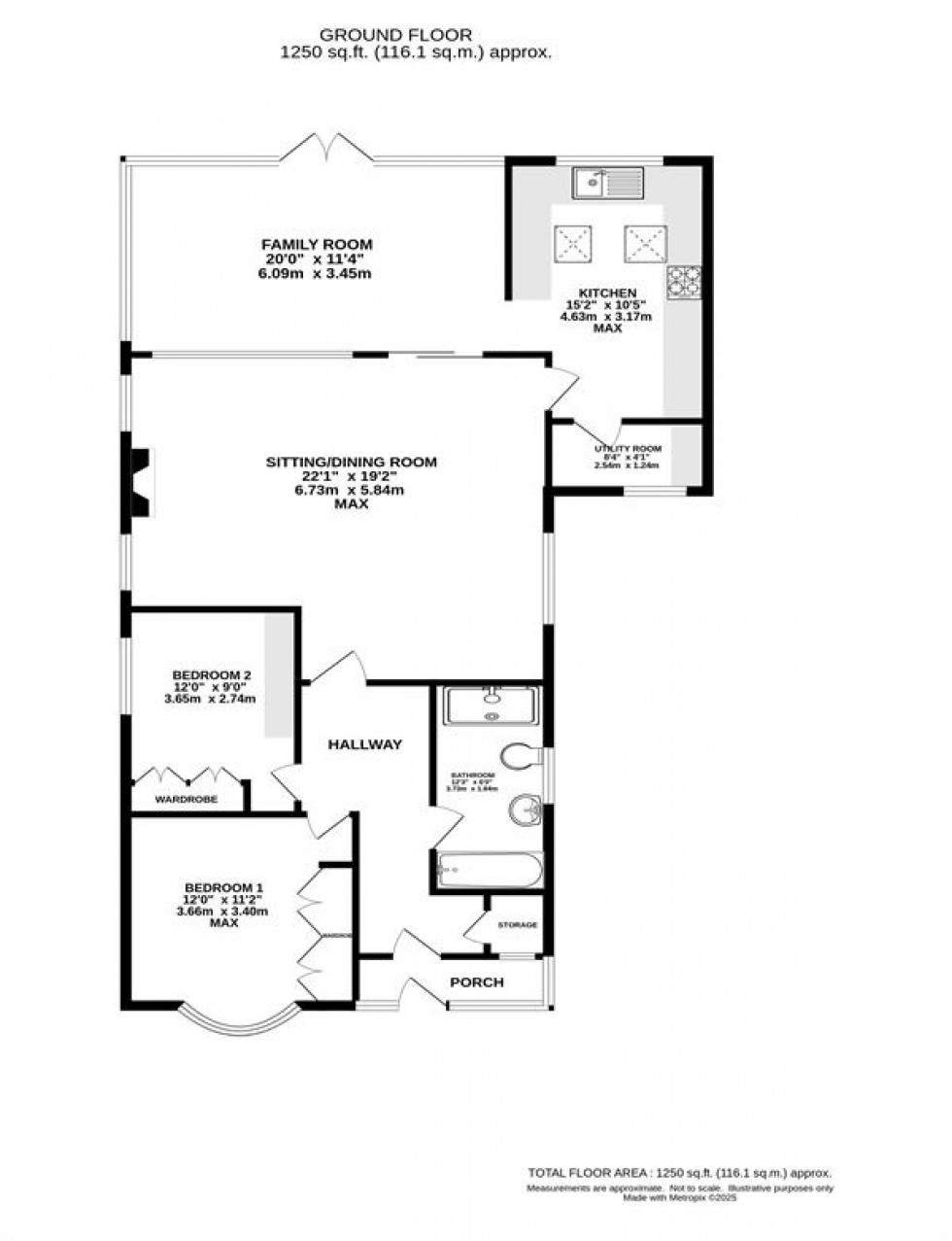 Floorplan for Meadows Road, Heaton Chapel