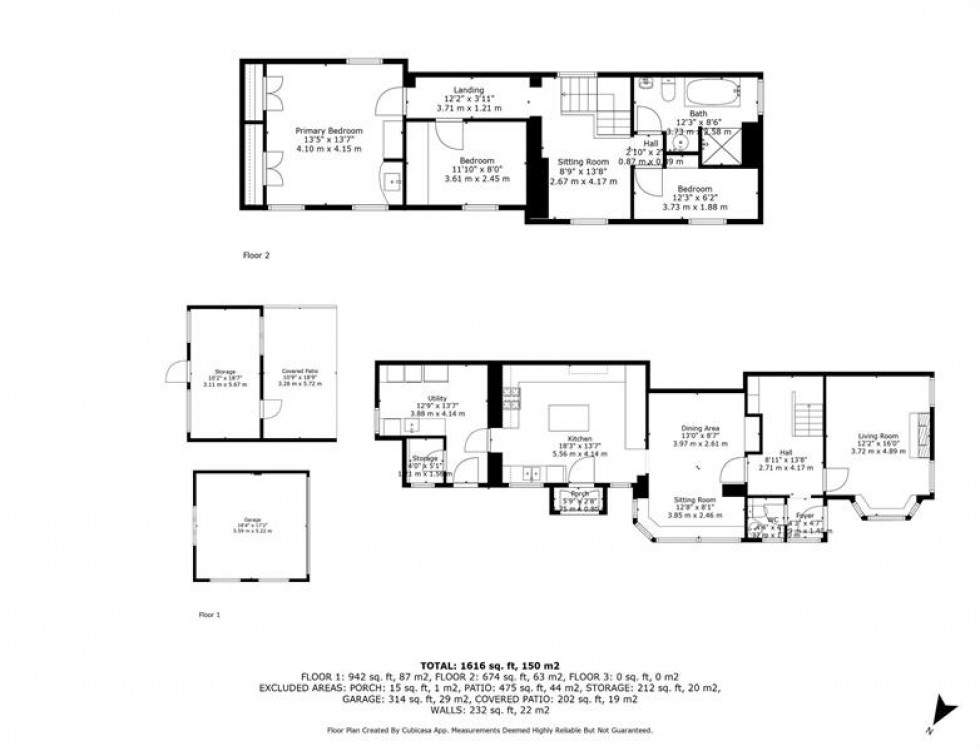 Floorplan for Ecton Avenue, Macclesfield