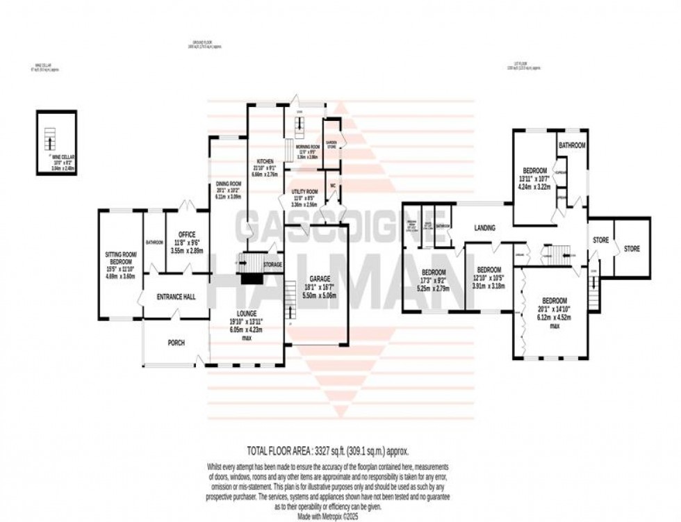 Floorplan for Taunton Road, Sale