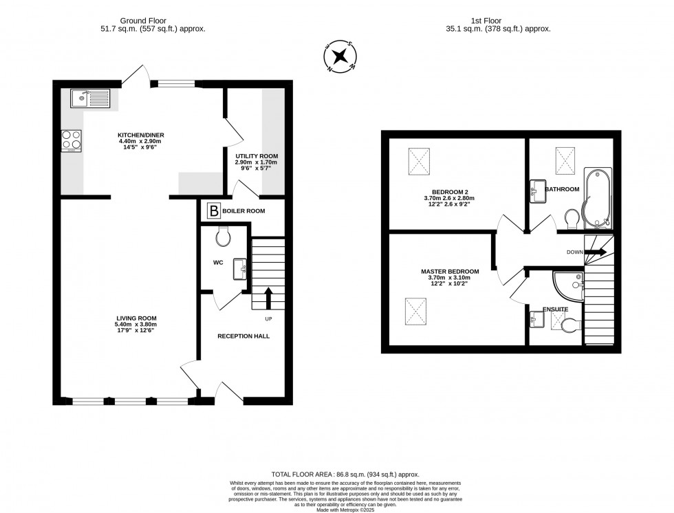 Floorplan for Sandy Brow Close, Cotebrook, Tarporley