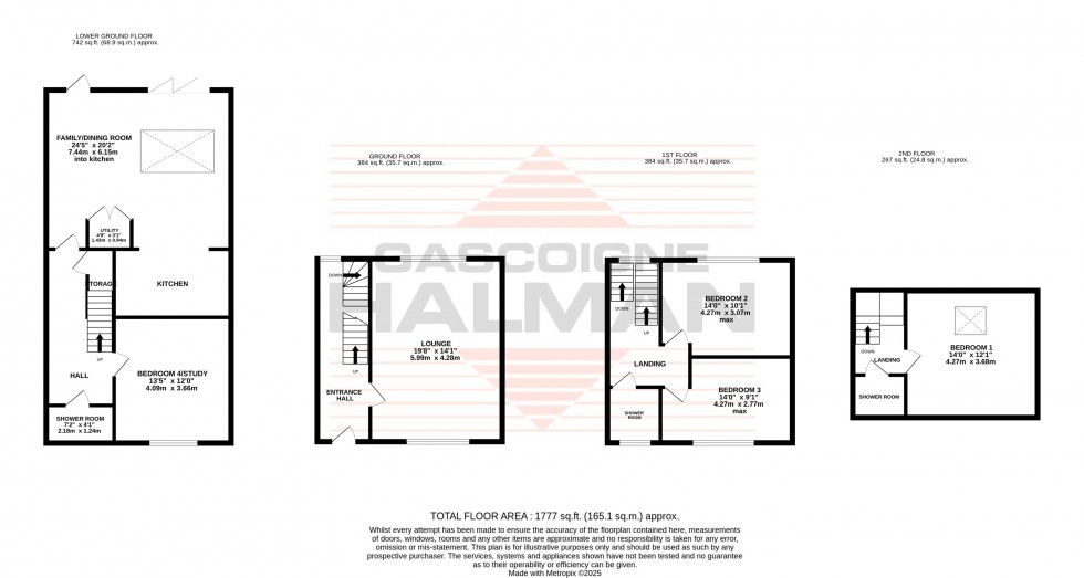 Floorplan for Dane Road, Sale