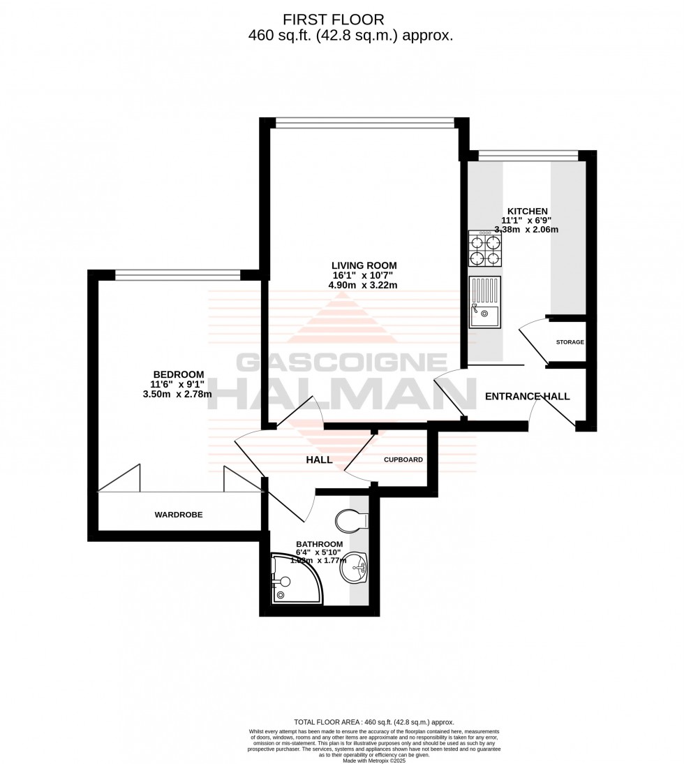 Floorplan for Moss Manor, The Avenue, Sale
