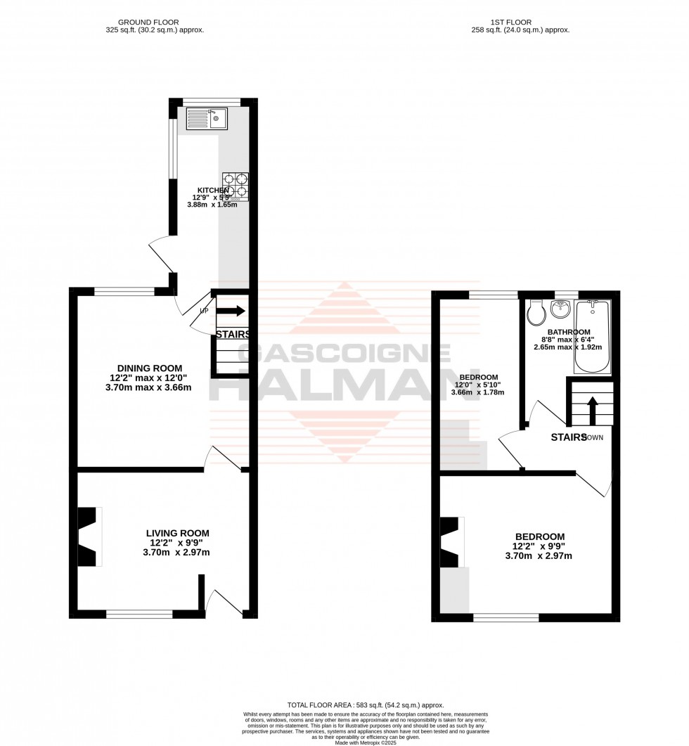 Floorplan for Belgrave Road, Sale