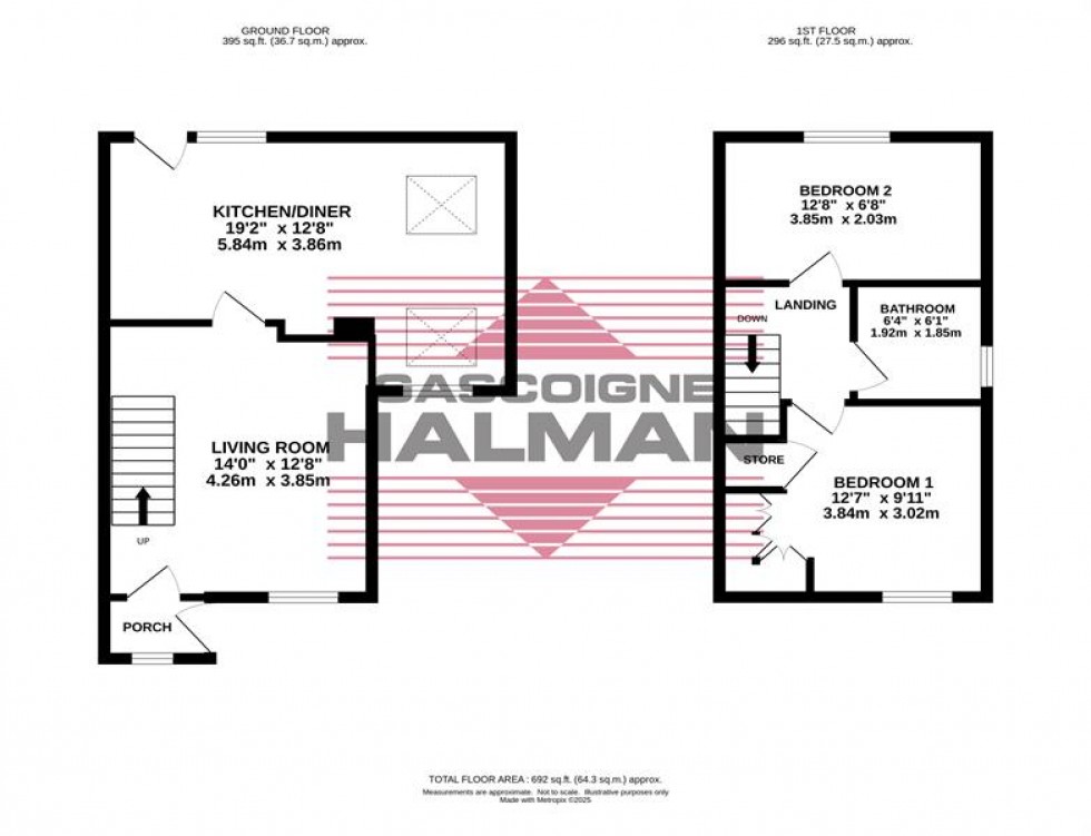 Floorplan for Churchston Avenue, Bramhall