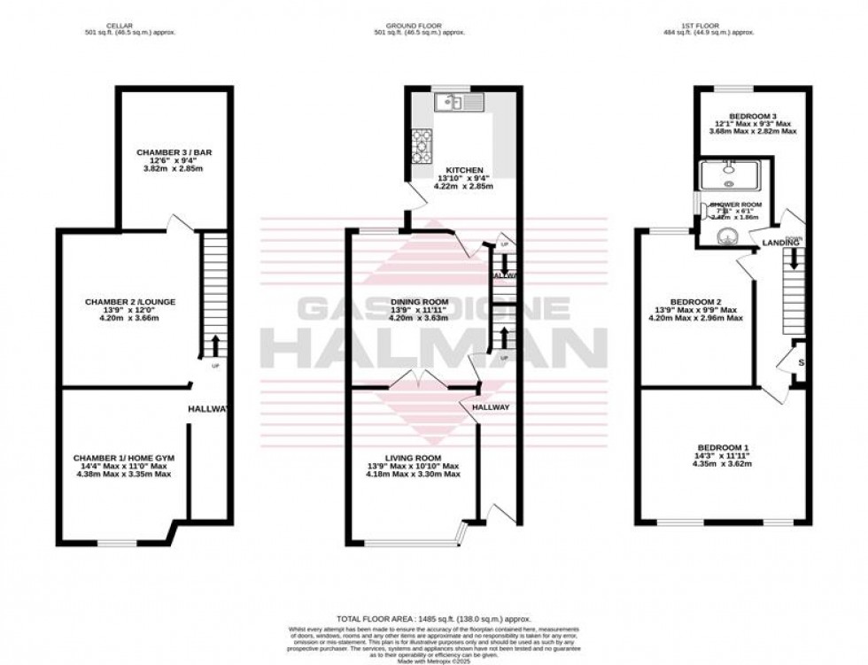 Floorplan for Fox Street, Stockport
