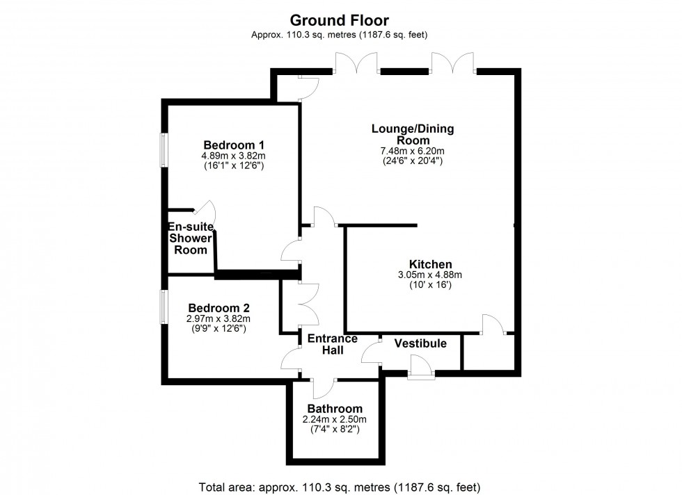 Floorplan for Trinity House, High Street, Frodsham
