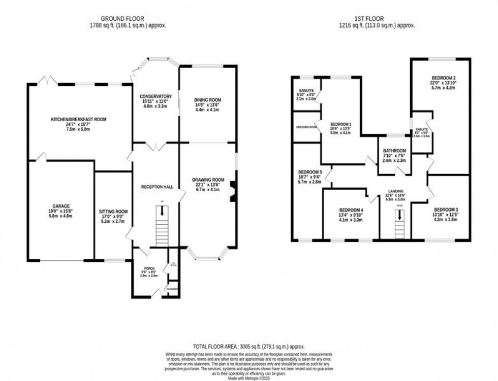 Floorplan for Carrwood, Hale Barns, Altrincham