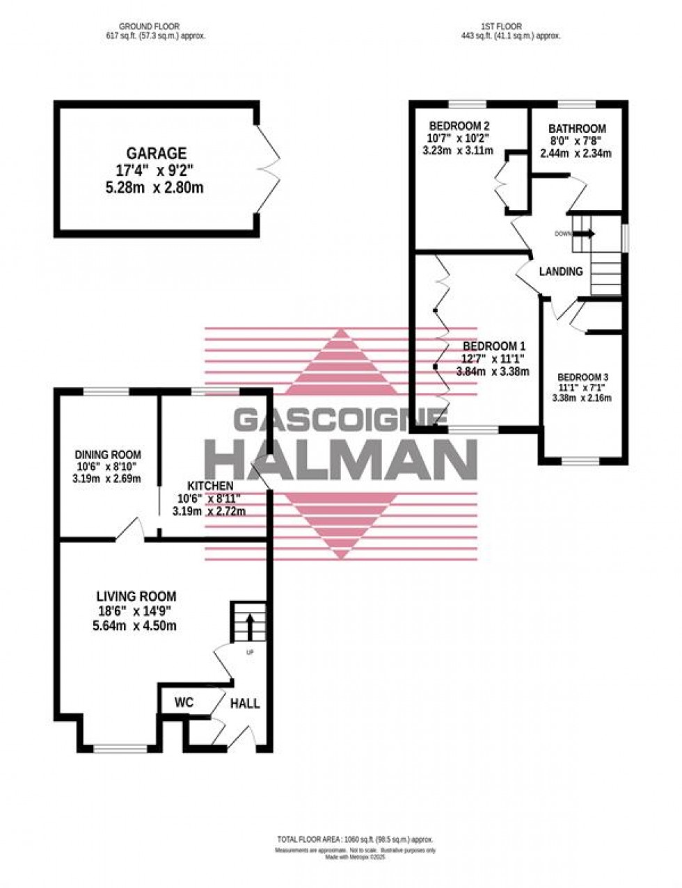 Floorplan for Brabant Road, Cheadle Hulme