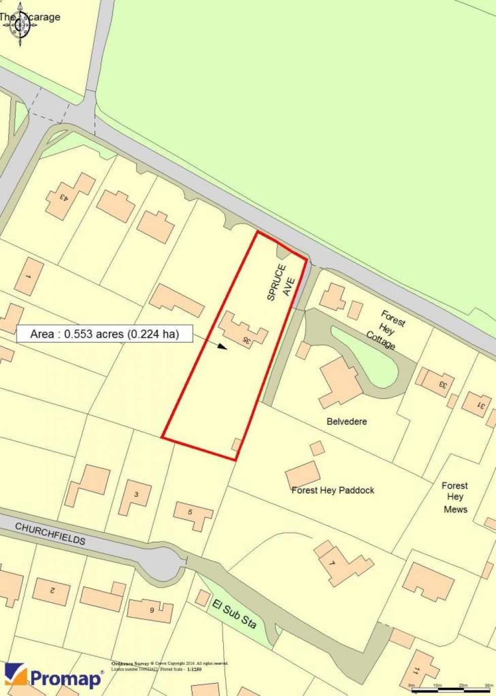 Floorplan for House of massive potential in superb half acre plot on Norley Road