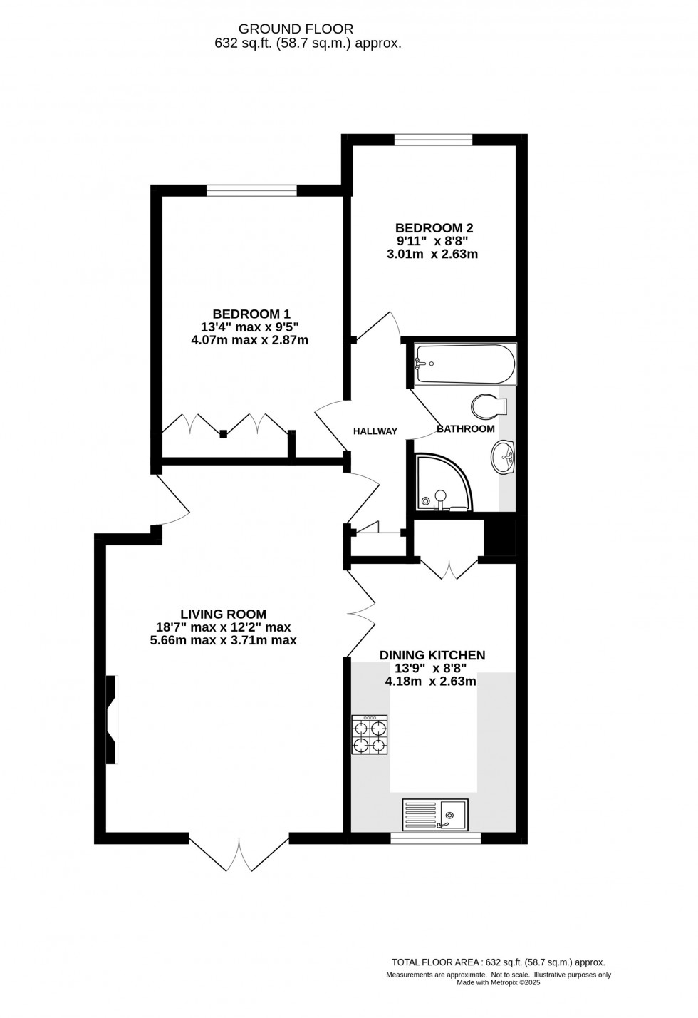 Floorplan for Tatton Lodge, Moorside, Knutsford