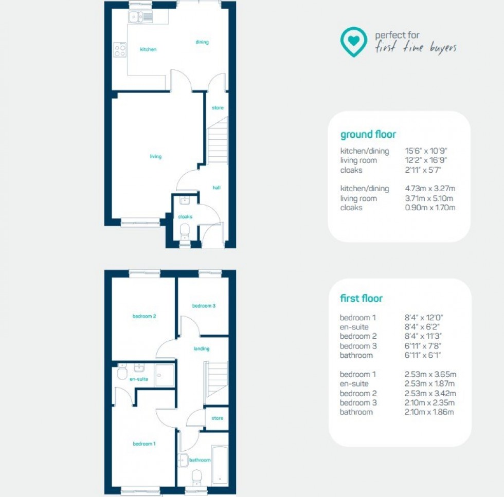 Floorplan for Stylish three bedroom two bathroom house on Mainden Drive Winnington