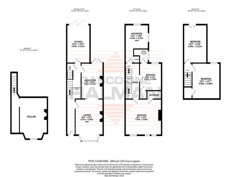 Floorplan for Glebelands Road, Sale